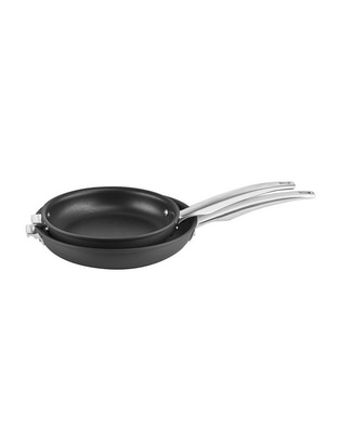 Set de sartenes con tapa Smartnest de aluminio anodizado 2 piezas