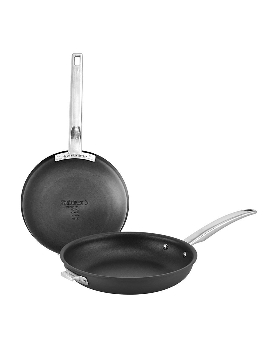 Set de sartenes con tapa Smartnest de aluminio anodizado 2 piezas 3