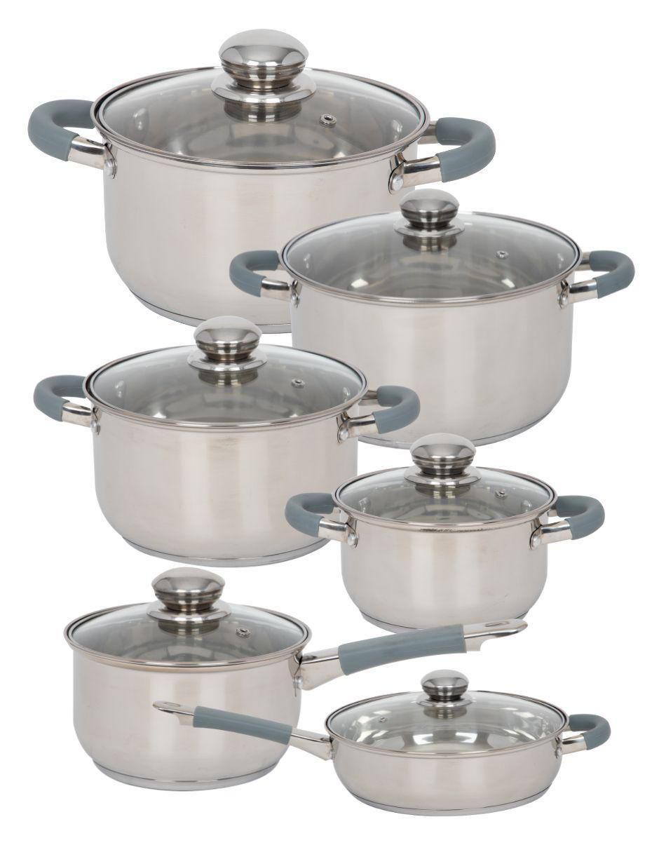 Batería de cocina Colorinox12 de acero antiadherente convencional 12 piezas Batería de cocina Colorinox12 de acero antiadherente convencional 12 piezas