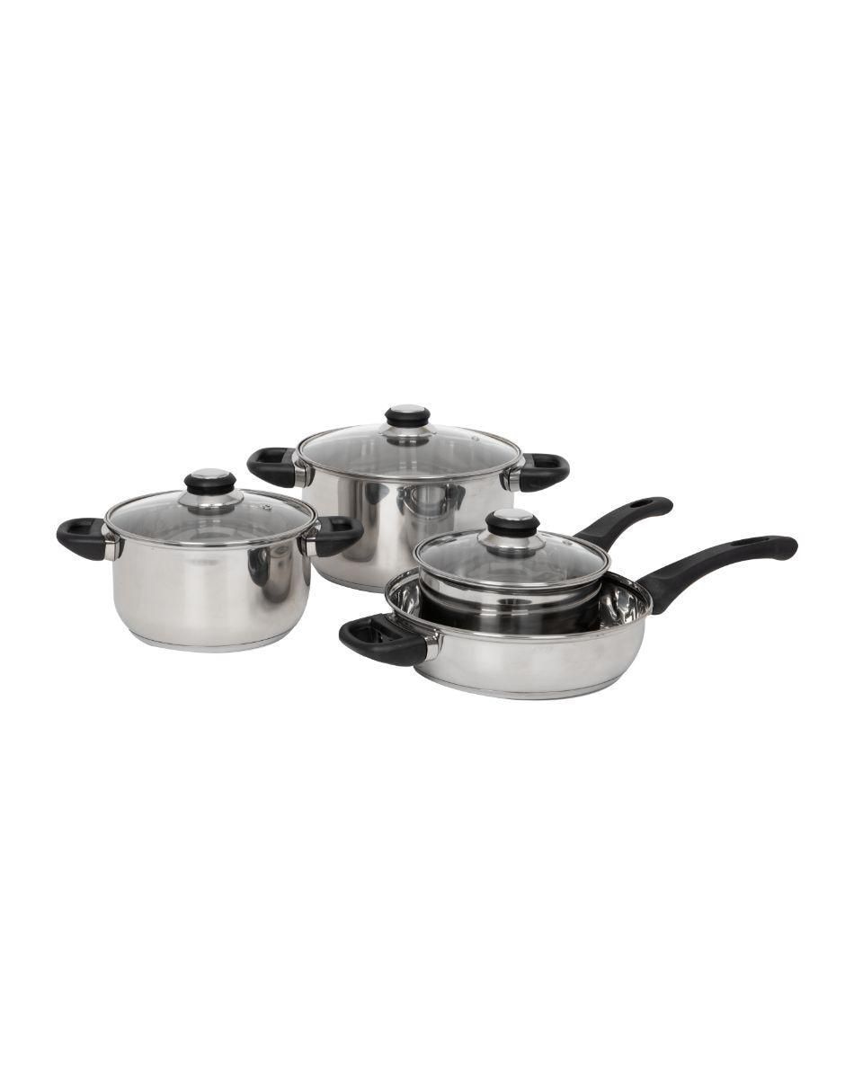 Batería de cocina Colorinox7b de acero antiadherente convencional 7 piezas