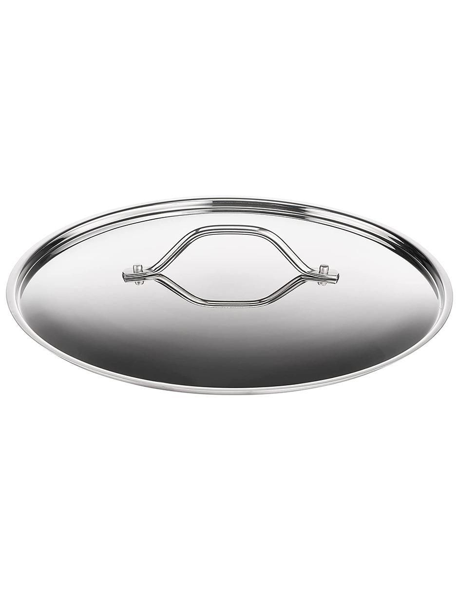 Batería de cocina de acero inoxidable antiadherente titanio 6 piezas