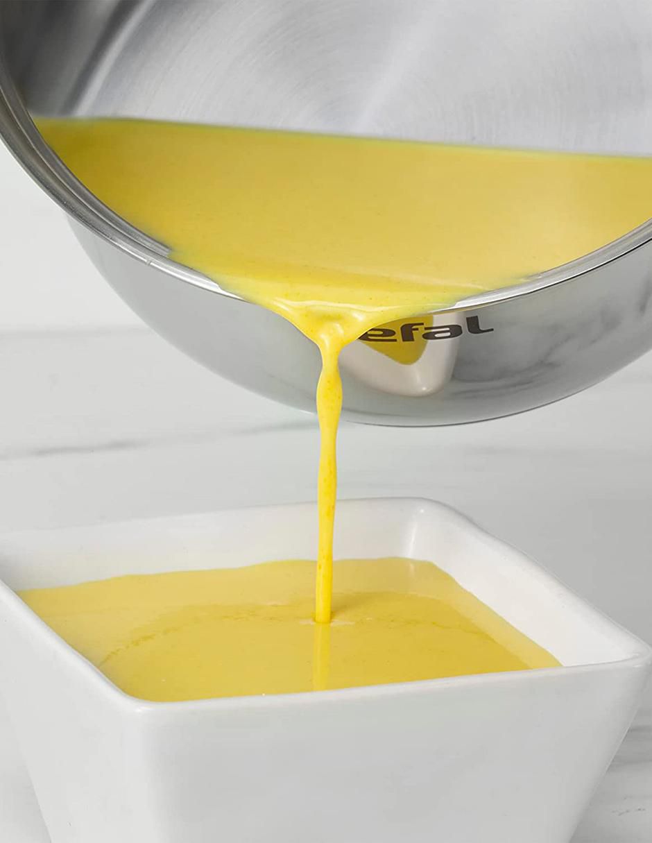 Batería de cocina de acero inoxidable antiadherente titanio 6 piezas