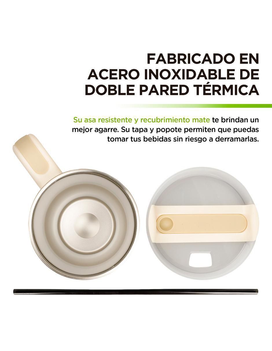 Termo doble pared de acero inoxidable con tapa rosca 3
