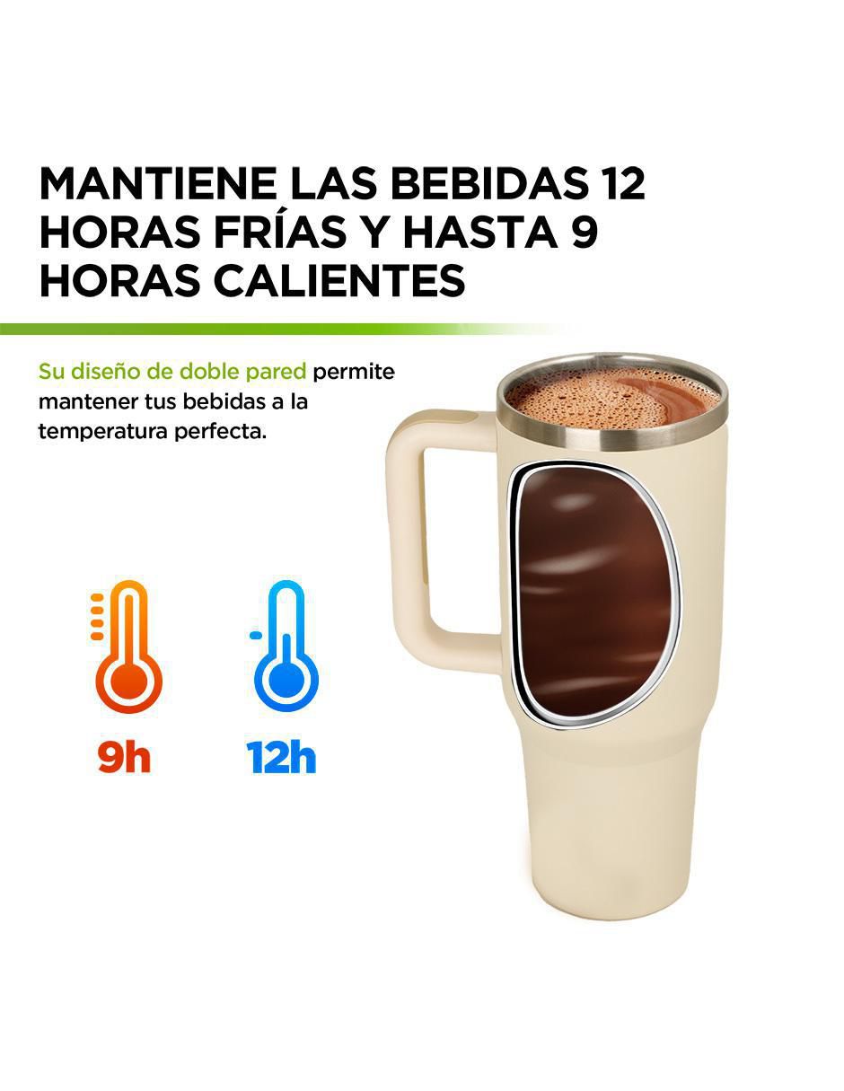 Termo doble pared de acero inoxidable con tapa rosca 4