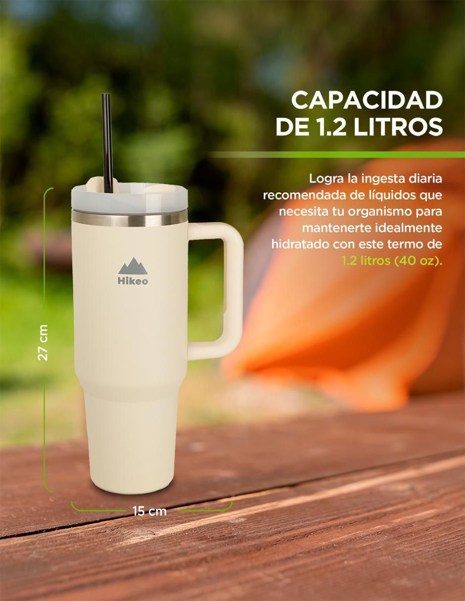 Termo doble pared de acero inoxidable con tapa rosca 5
