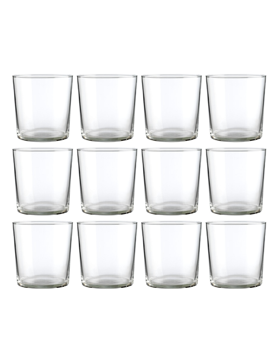 Set de vasos para agua Sidra Midi de cristal templado con 12 piezas 3