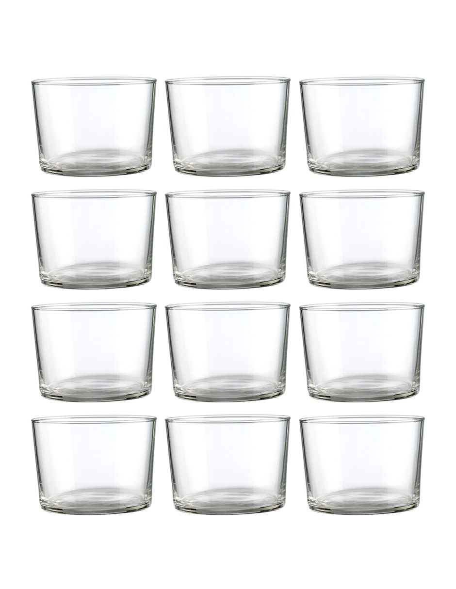 Set de vasos para agua Sidra Mini de cristal templado con 12 piezas 3