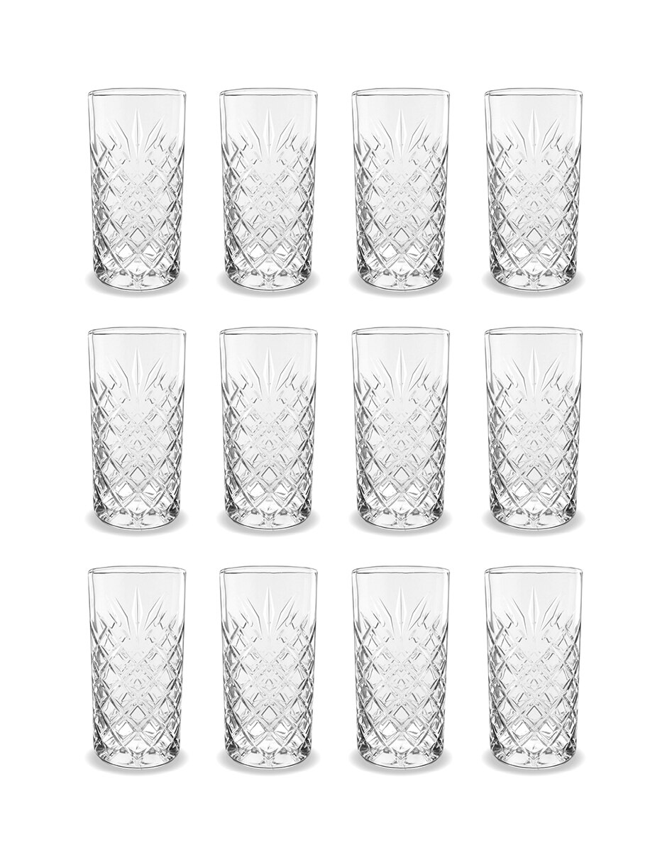 Set de vasos highball de cristal con 12 piezas 3