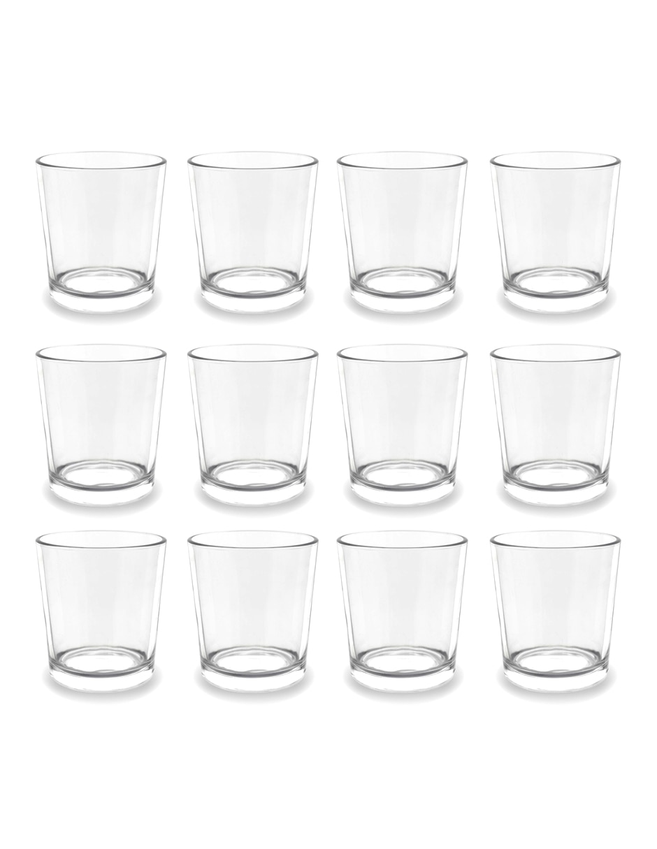 Set de vasos para agua Dof Casale de cristal con 12 piezas 3