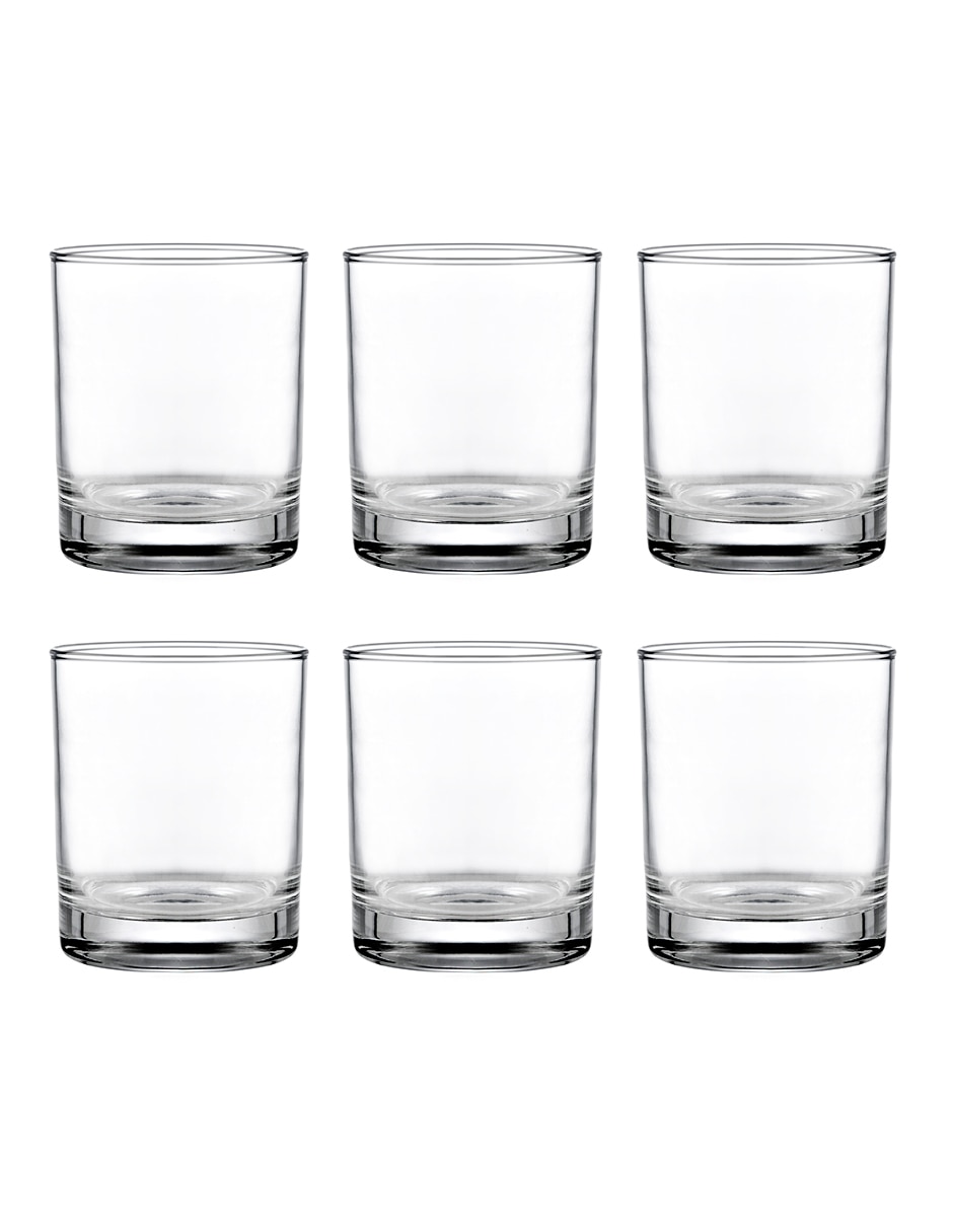 Set de vasos old fashion Merlot de cristal con 6 piezas 3