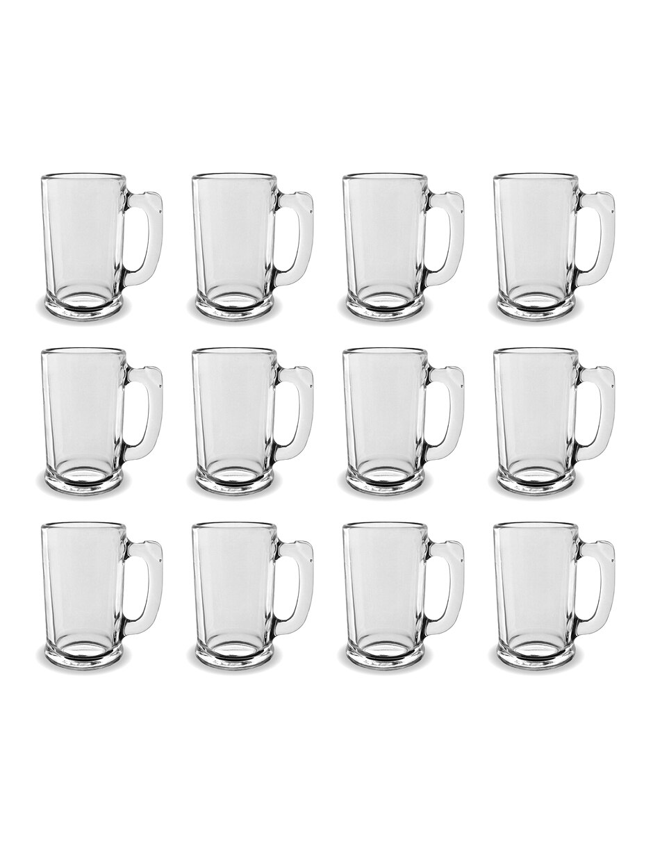 Set de vasos para agua de cristal con 12 piezas 3
