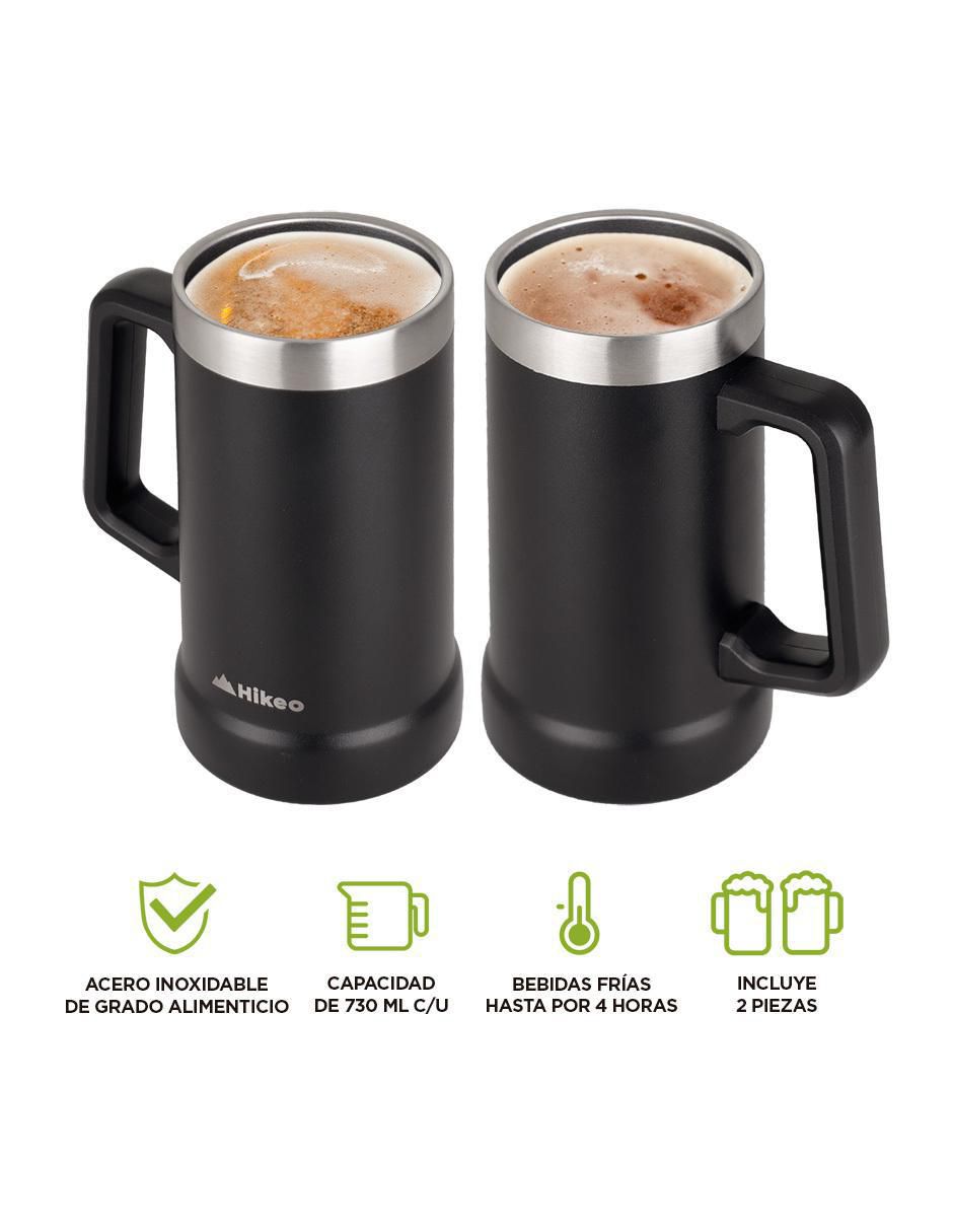 Tarro Cervecero Acero Inoxidable Doble Pared Térmica 2 Piezas 730 ml 8