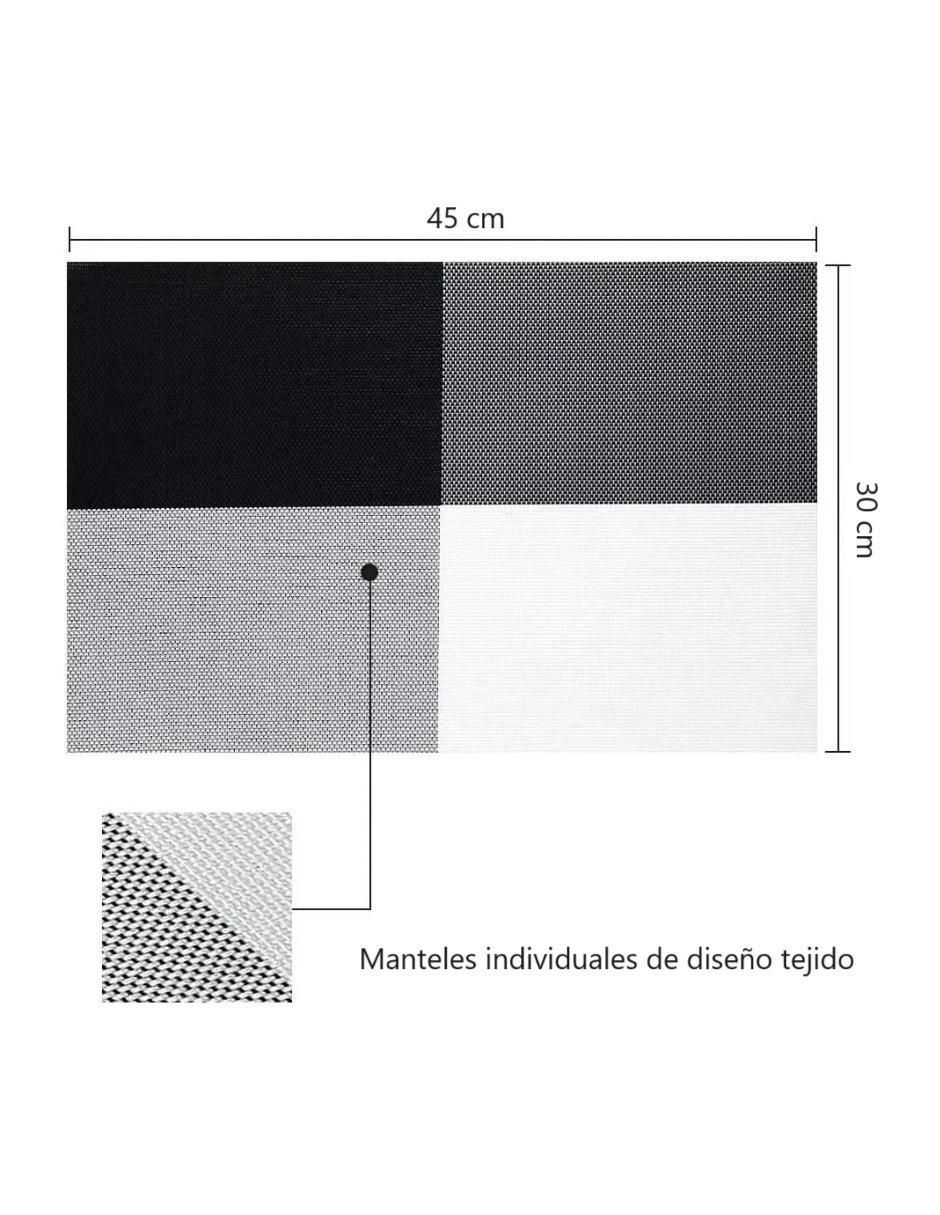 Set mantel rectangular 4