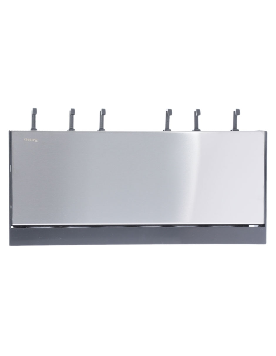 Dispensador para rollos de cocina multiusos de acero inoxidable 3 rollos 1