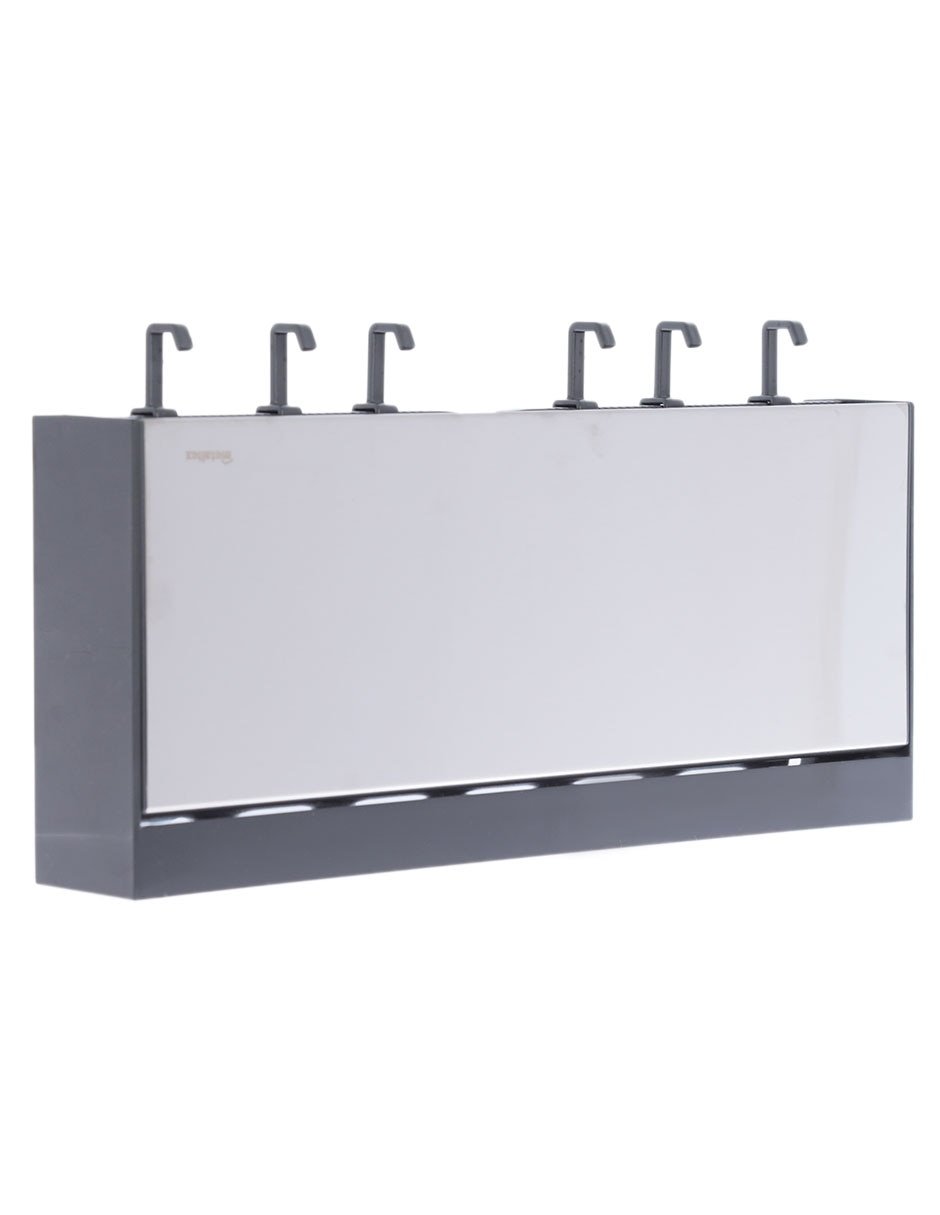 Dispensador para rollos de cocina multiusos de acero inoxidable 3 rollos 2