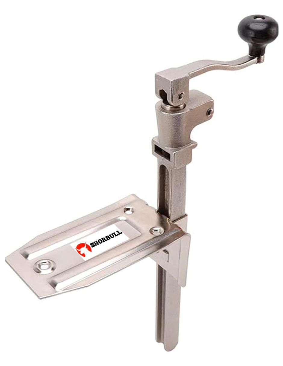 Abrelatas industrial de acero inoxidable