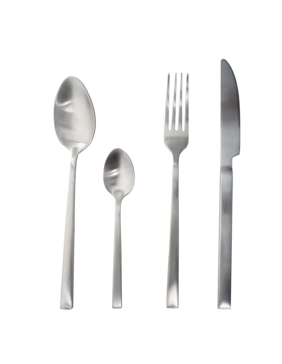 Set cubiertos mara de acero inoxidable 16 piezas