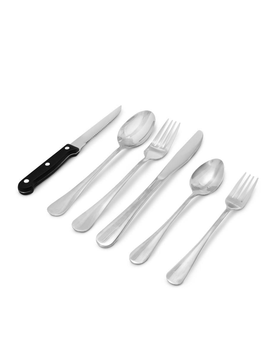 Set cubiertos de acero inoxidable 40 piezas