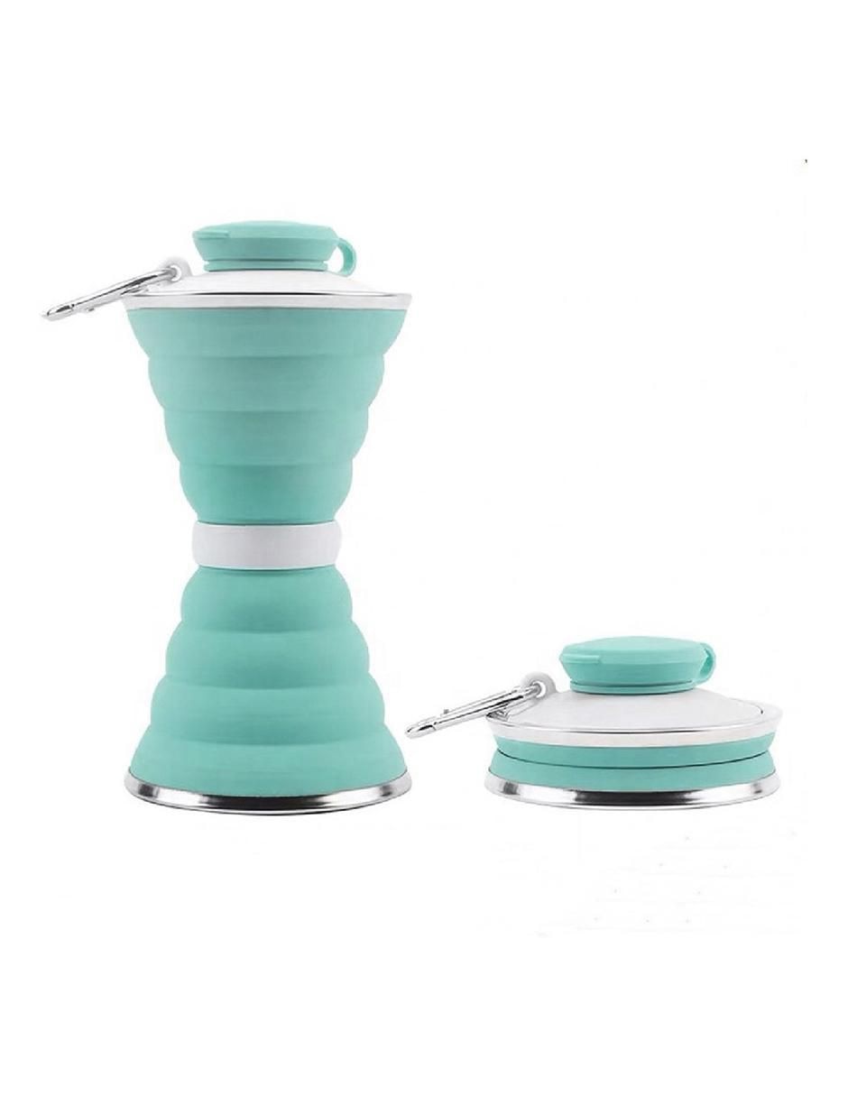 Termo de silicón Mini con tapa a presión