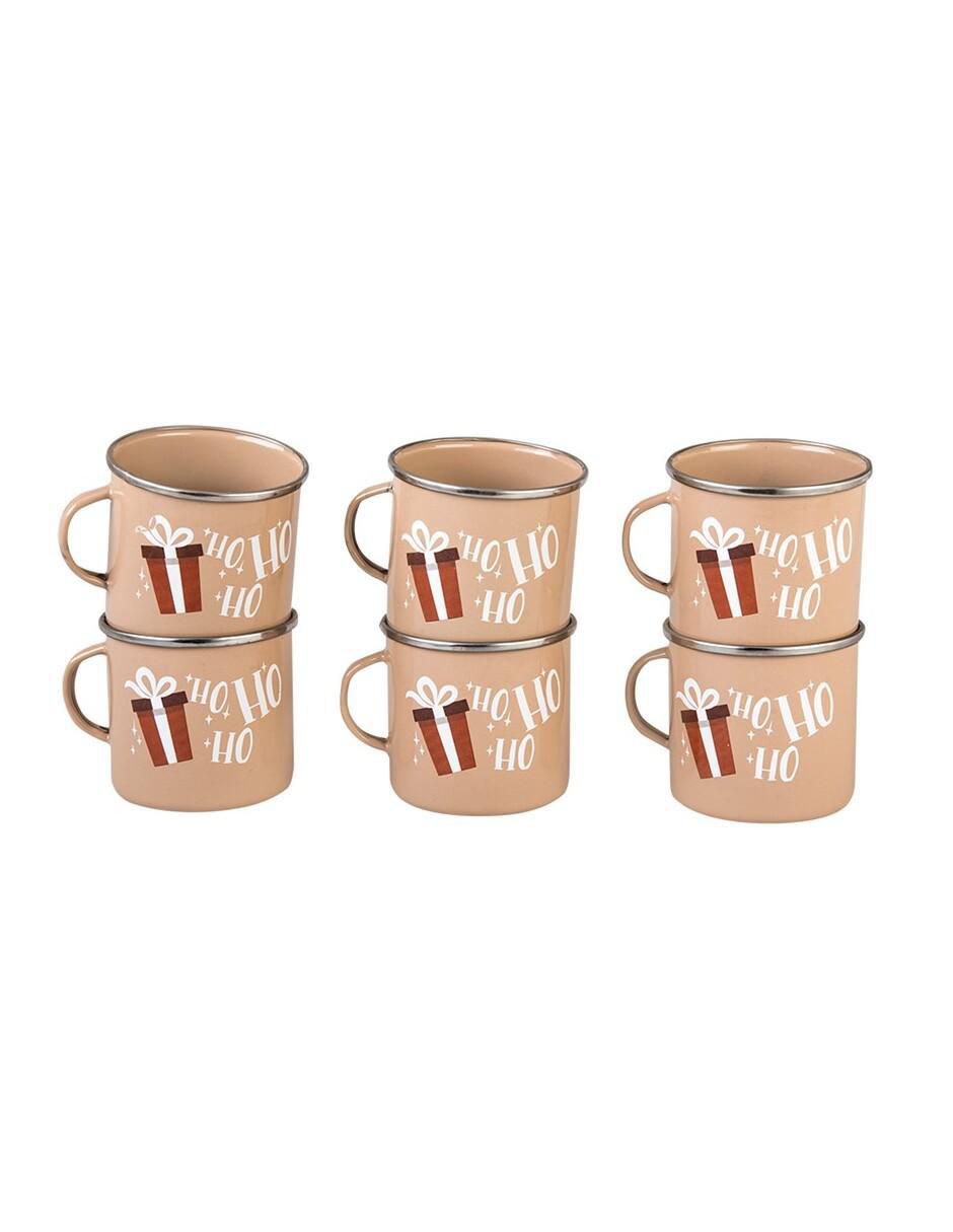 Set de tazas navideñas de colección 6 piezas