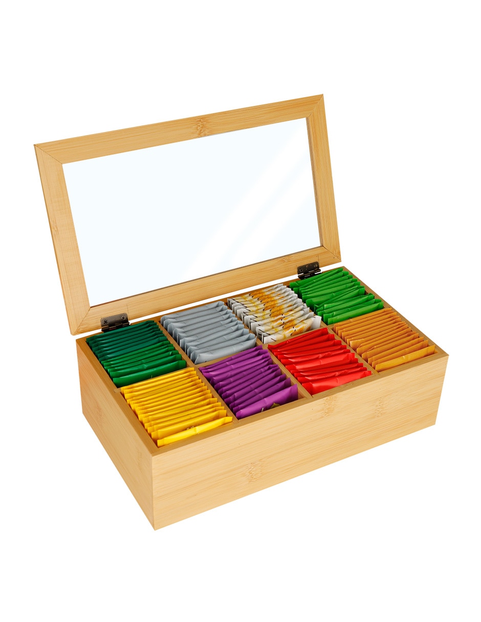 Caja para té rectangular Caja para té rectangular