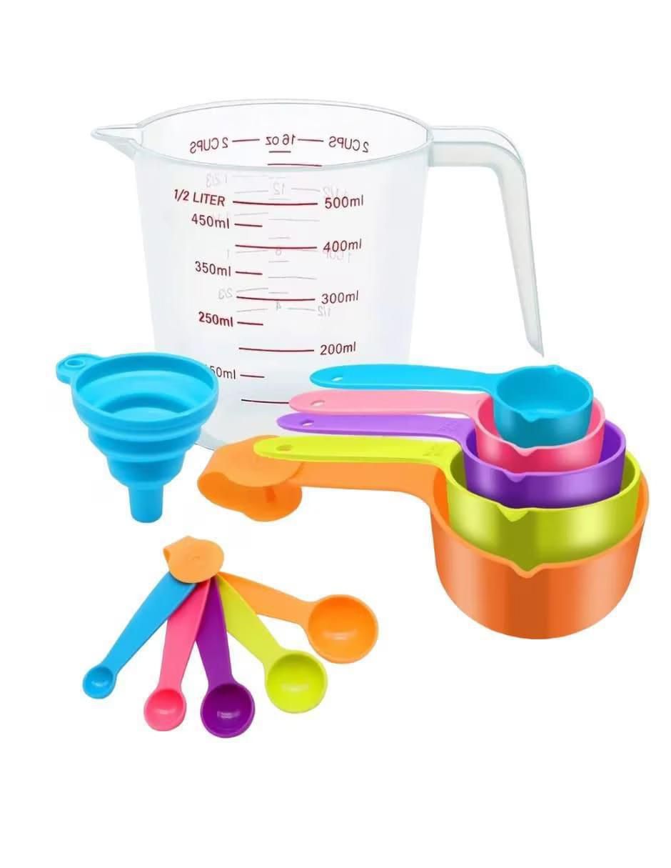 Set cucharas medidoras de plástico 12 piezas 1