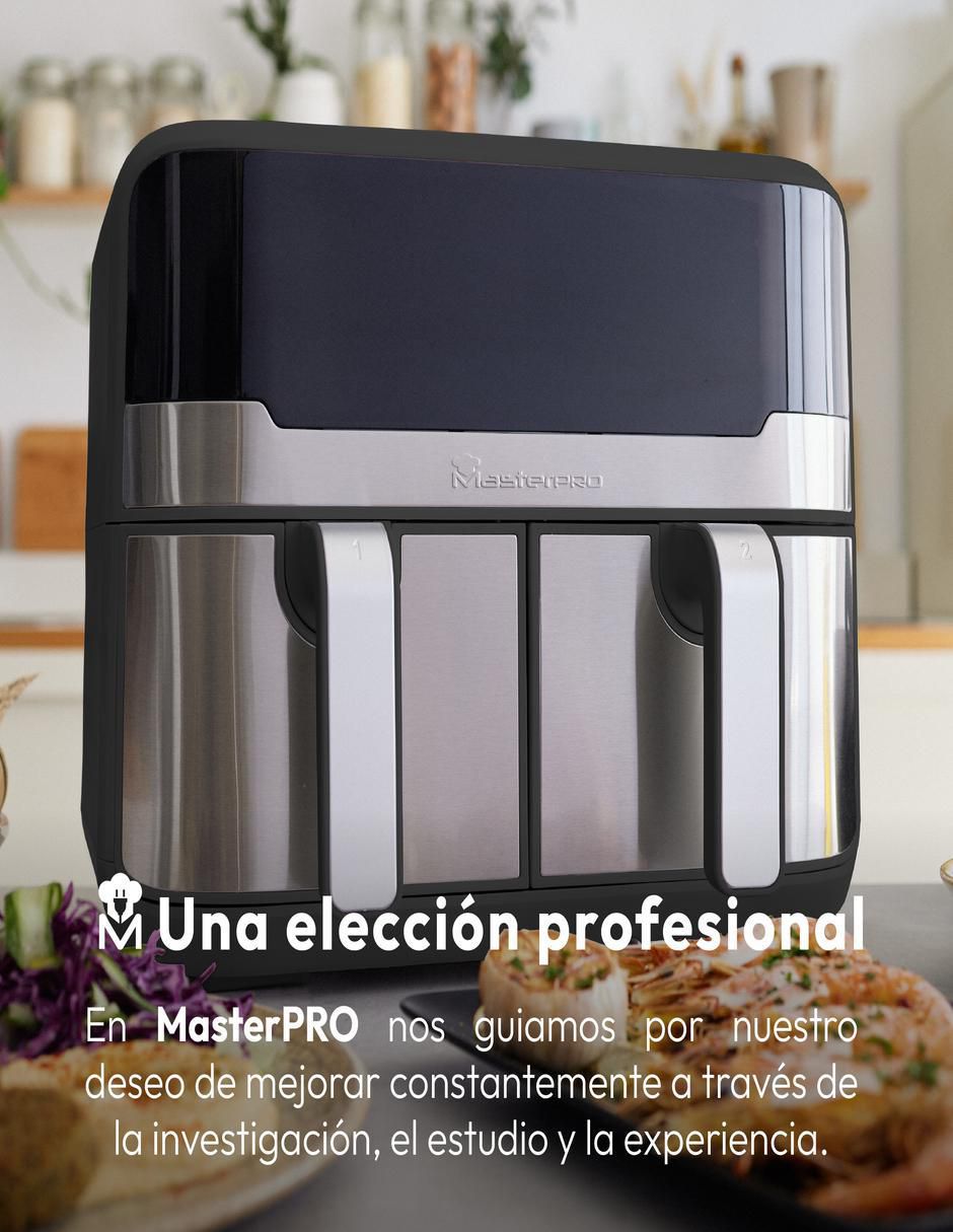 Freidora de aire con compartimento doble Master Pro 9 l BGMP-9178-BK
