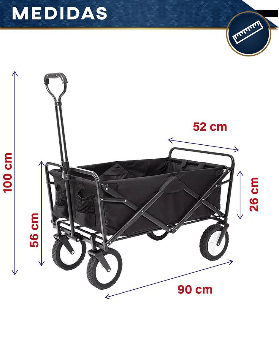 Carrito de compras acero 5