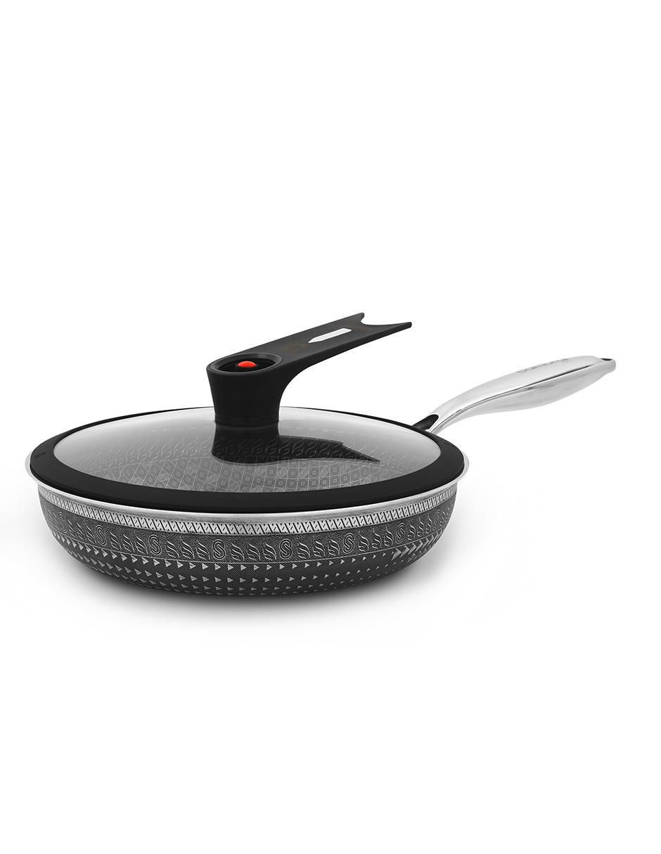 Batería de cocina Flavorstone Samurai de acero inoxidable antiadherente combinado 8 piezas