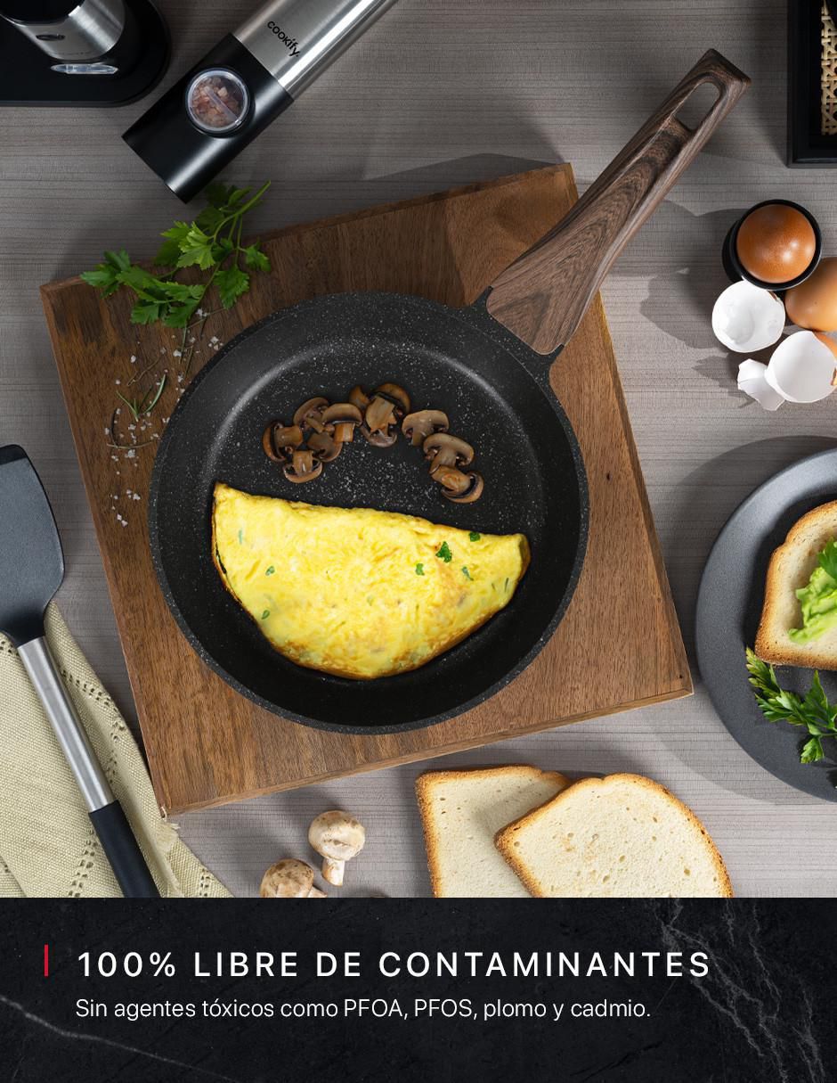 Sartén con tapa de mármol 2