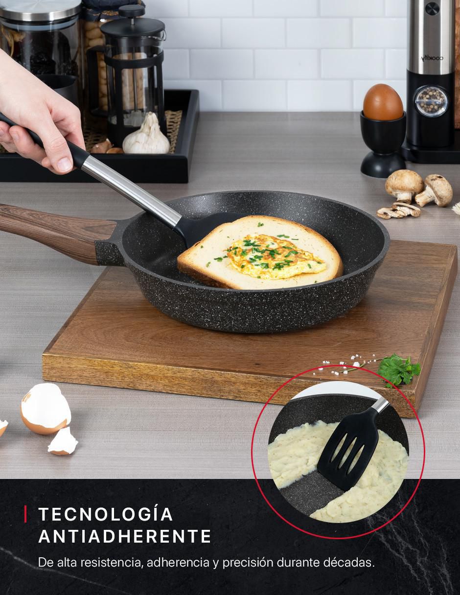 Sartén con tapa de mármol 4