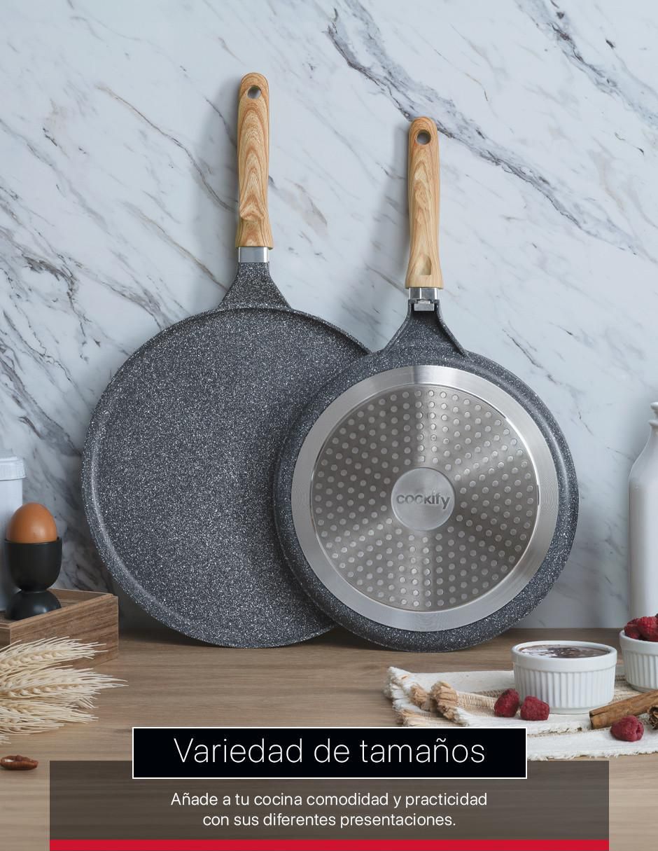 Sartén para crepas con tapa Comal de mármol 7
