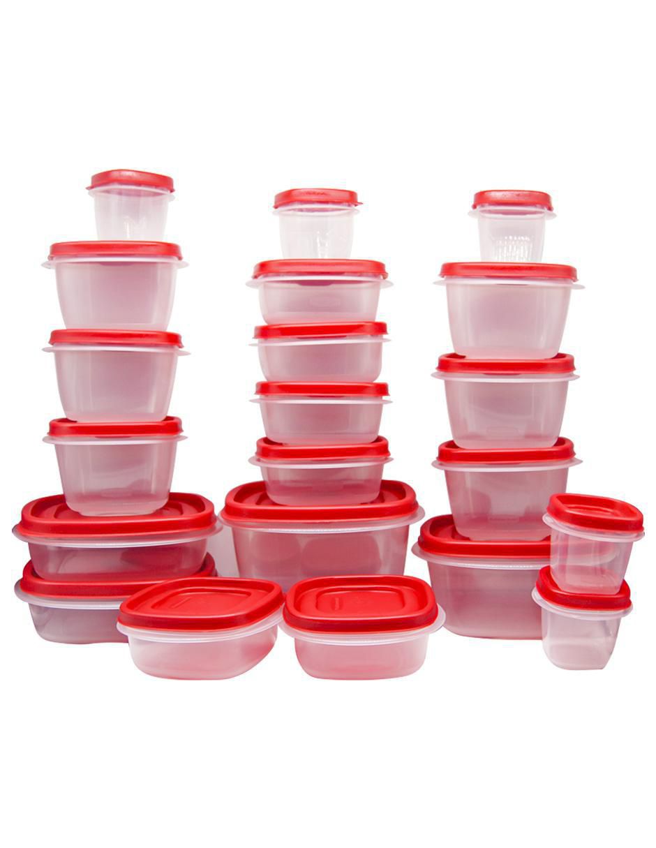 Set contenedores de plástico 21 piezas