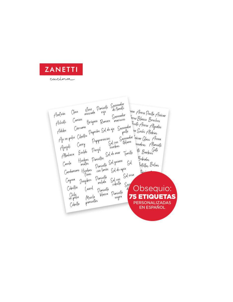 Set contenedores de plástico 7 piezas