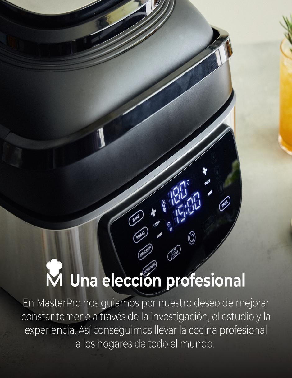 Parrilla eléctrica comet 700 pro mp bgmp-9111-mx "de" acero inoxidable 2
