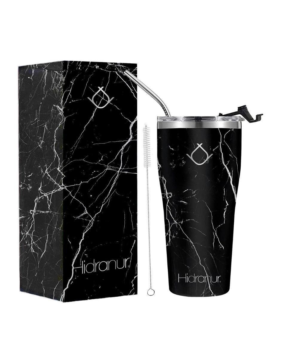 Termo doble pared de acero inoxidable con tapa a presión 591 ml Termo doble pared de acero inoxidable con tapa a presión 591 ml
