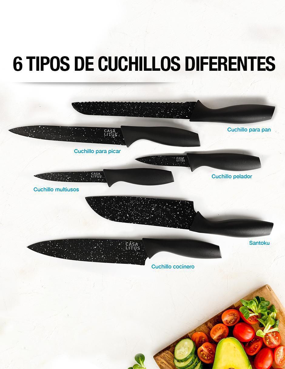 Set de cuchillos utilitario 6 piezas 3