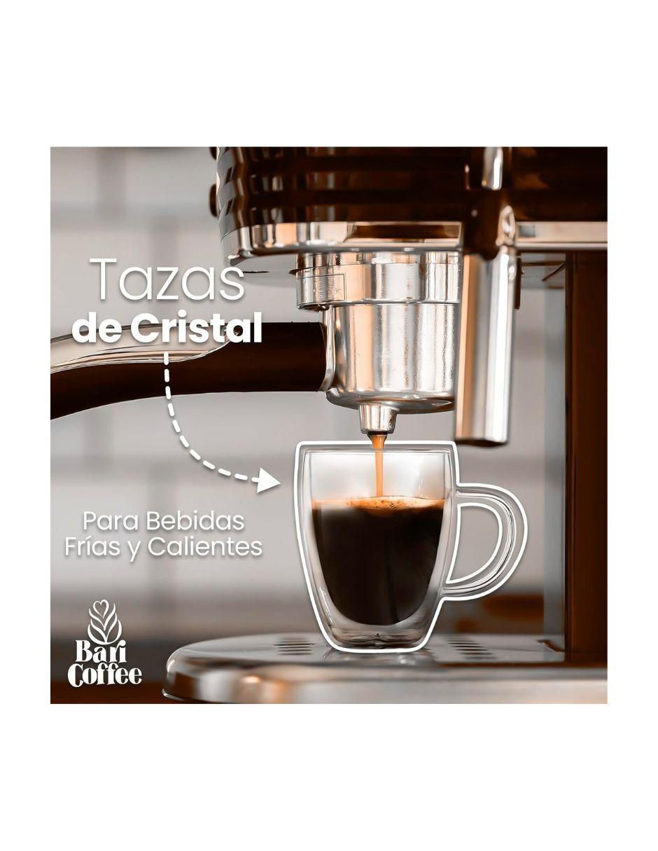 Set de tazas doble pared 4 piezas