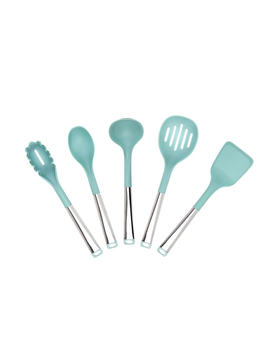 Batería de cocina Jade Cook C0456-00 de aluminio antiadherente cerámica 22 piezas