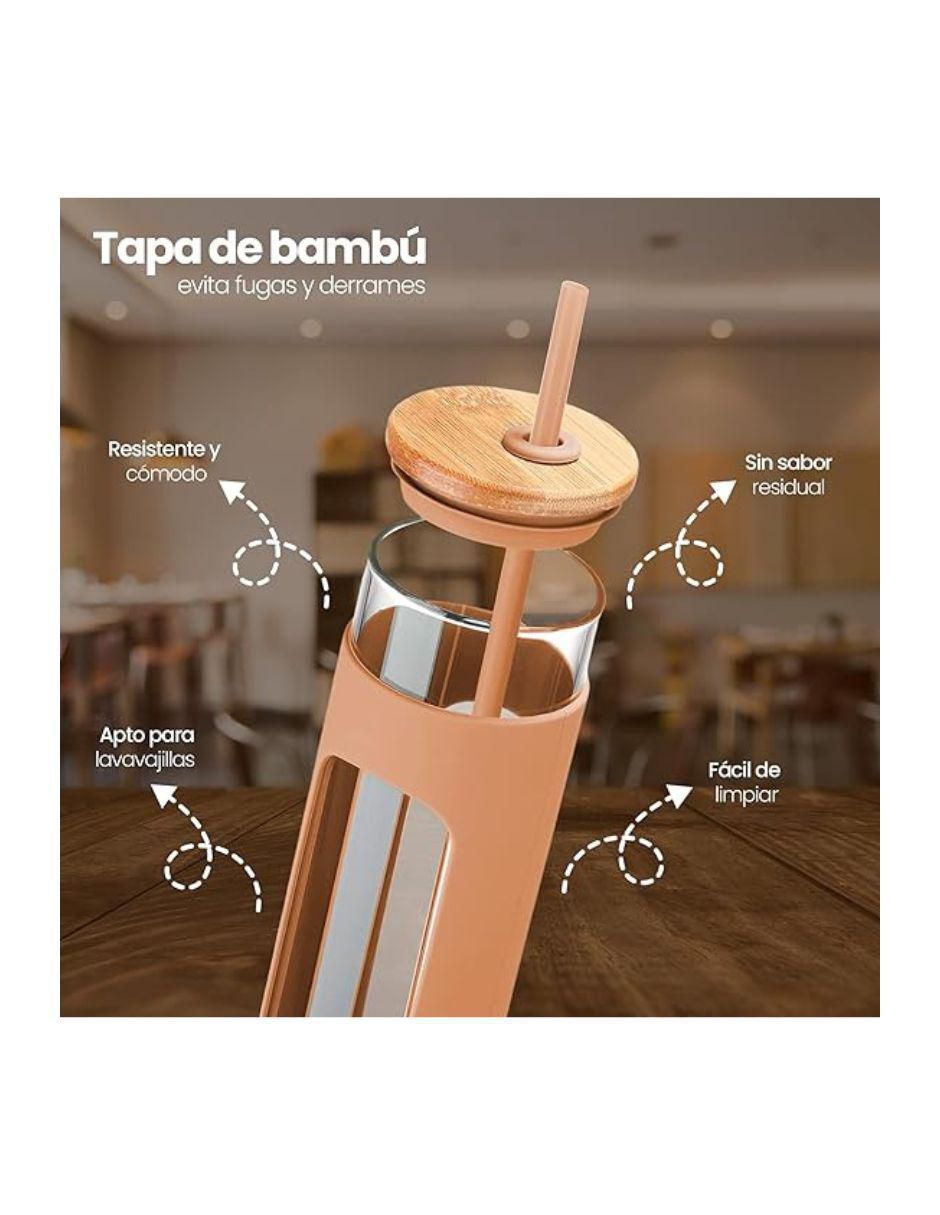 Vaso para agua de vidrio 4