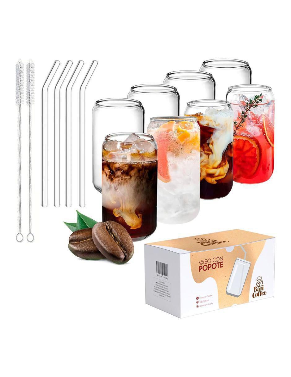 Set de vasos para agua de vidrio con 14 piezas 2