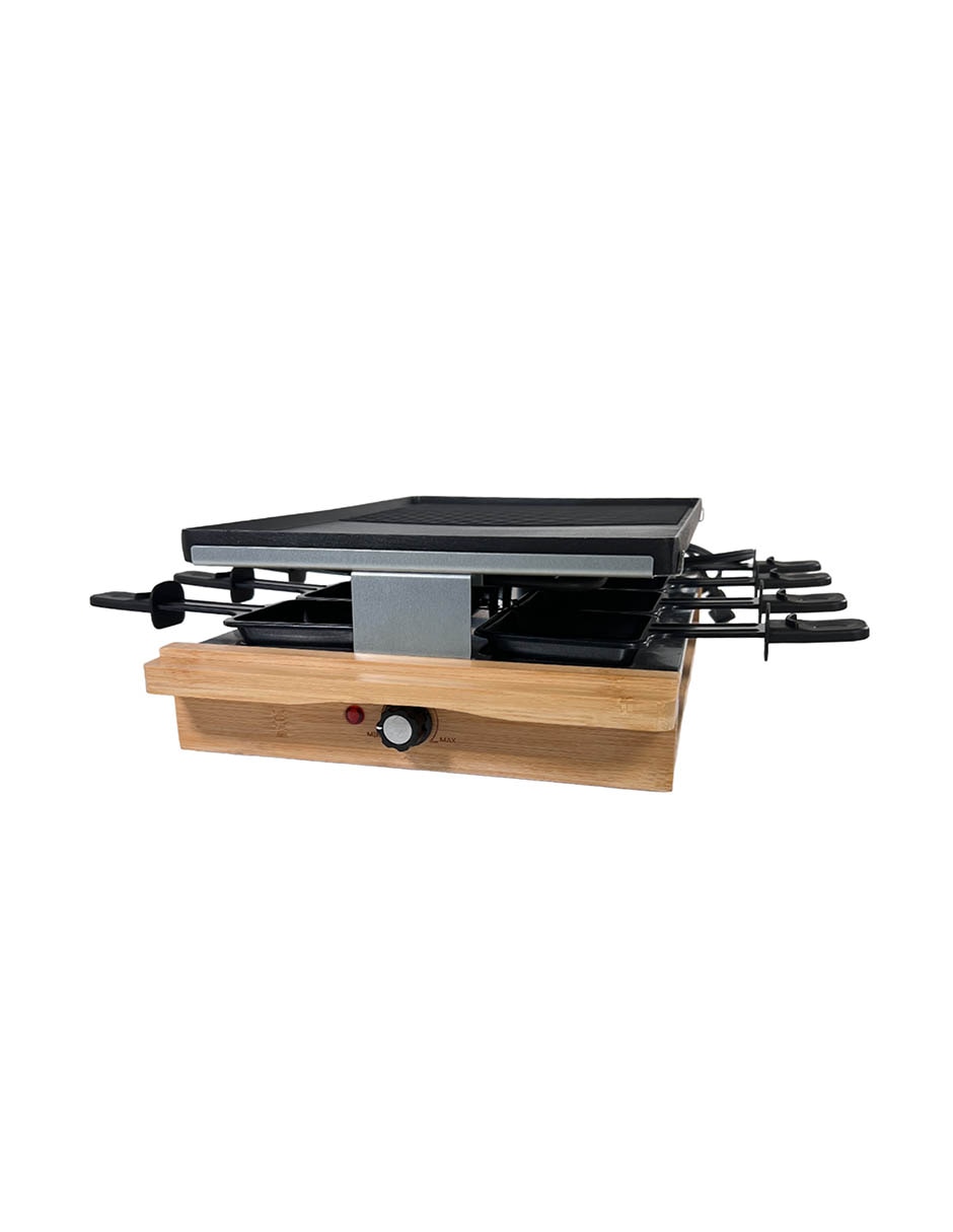 Parrilla eléctrica Grill KE-001 de madera con metal Parrilla eléctrica Grill KE-001 de madera con metal