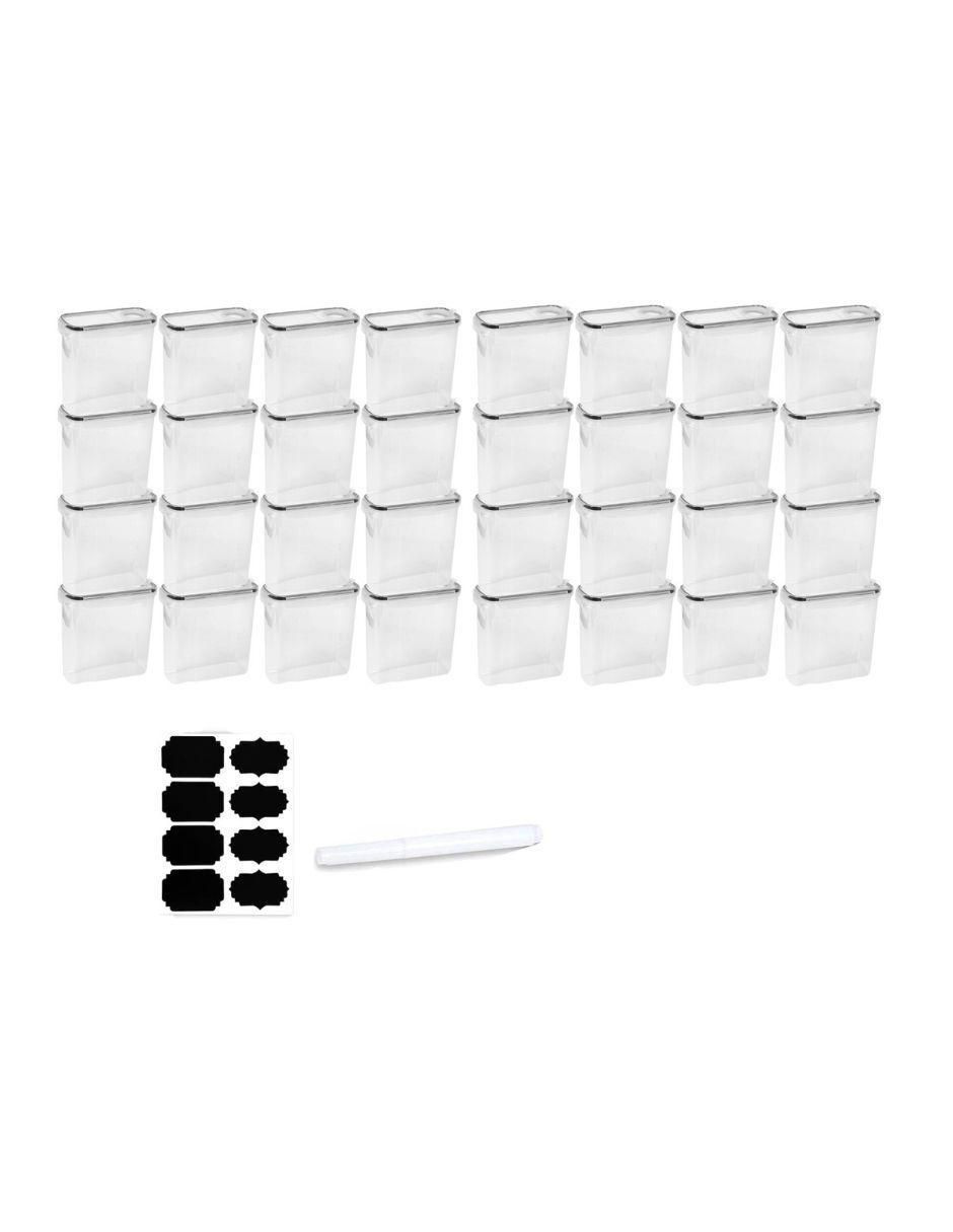 Set contenedores de plástico 32 piezas