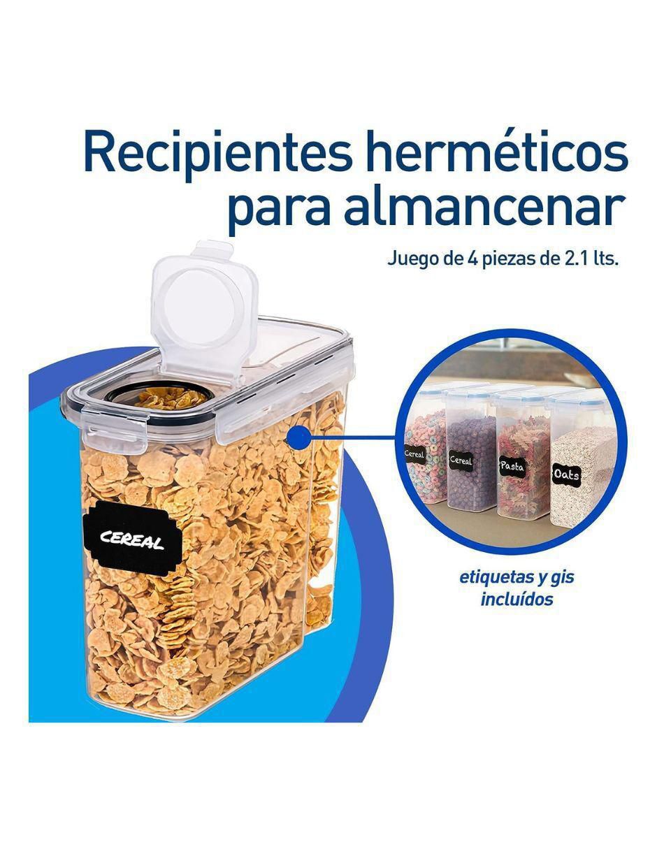 Set contenedores de plástico 32 piezas