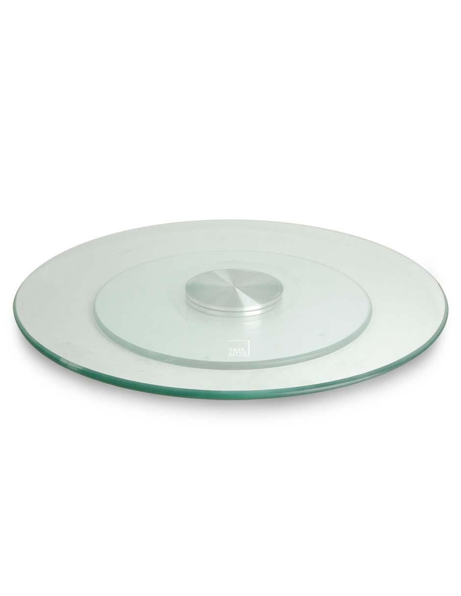 Lazy susan de vidrio templado Lazy susan de vidrio templado