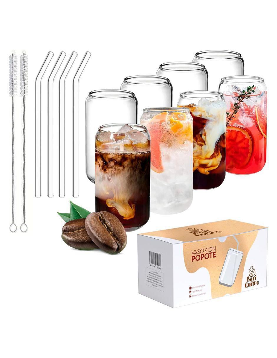 Set de vasos para agua de vidrio con 14 piezas 5