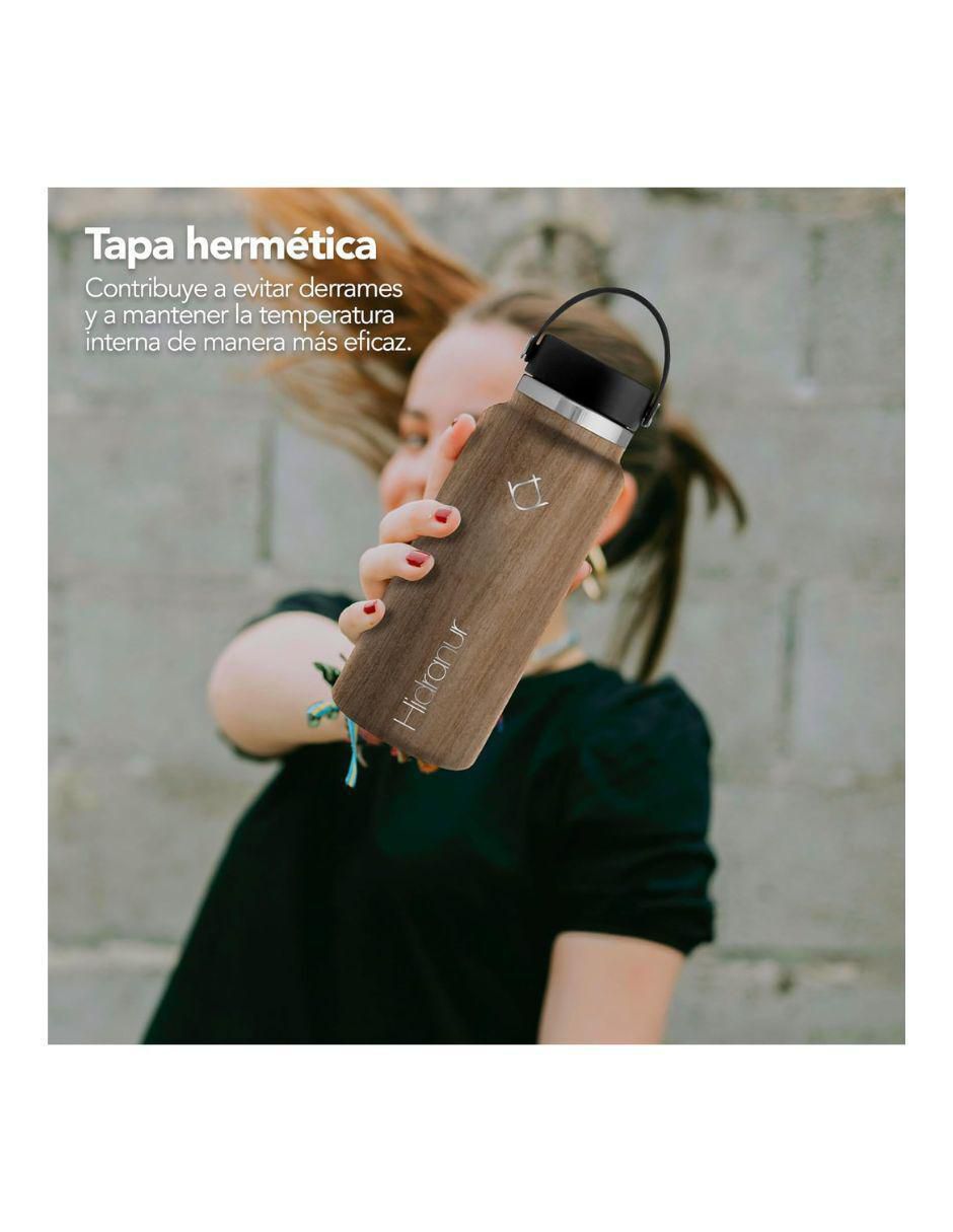 Termo de acero inoxidable con tapa rosca 6