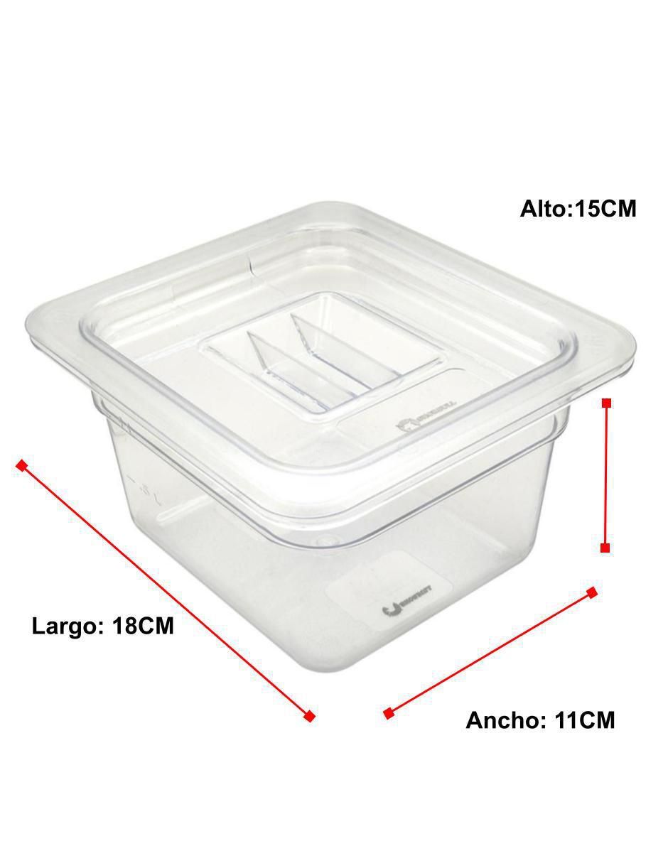 Organizador para refrigerador de plástico 3