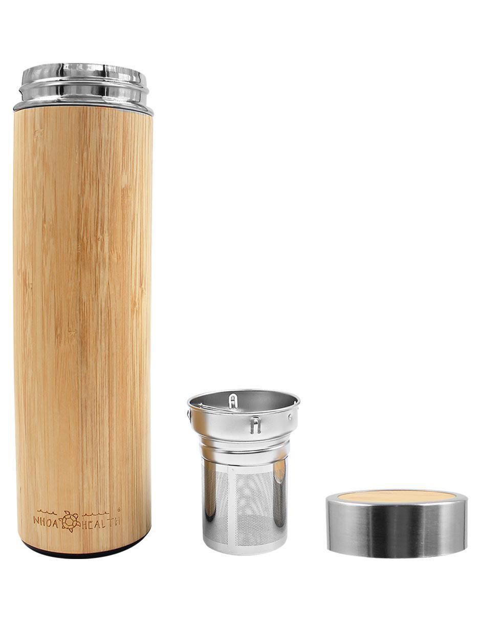 Termo de acero inoxidable con tapa rosca 450 ml 5