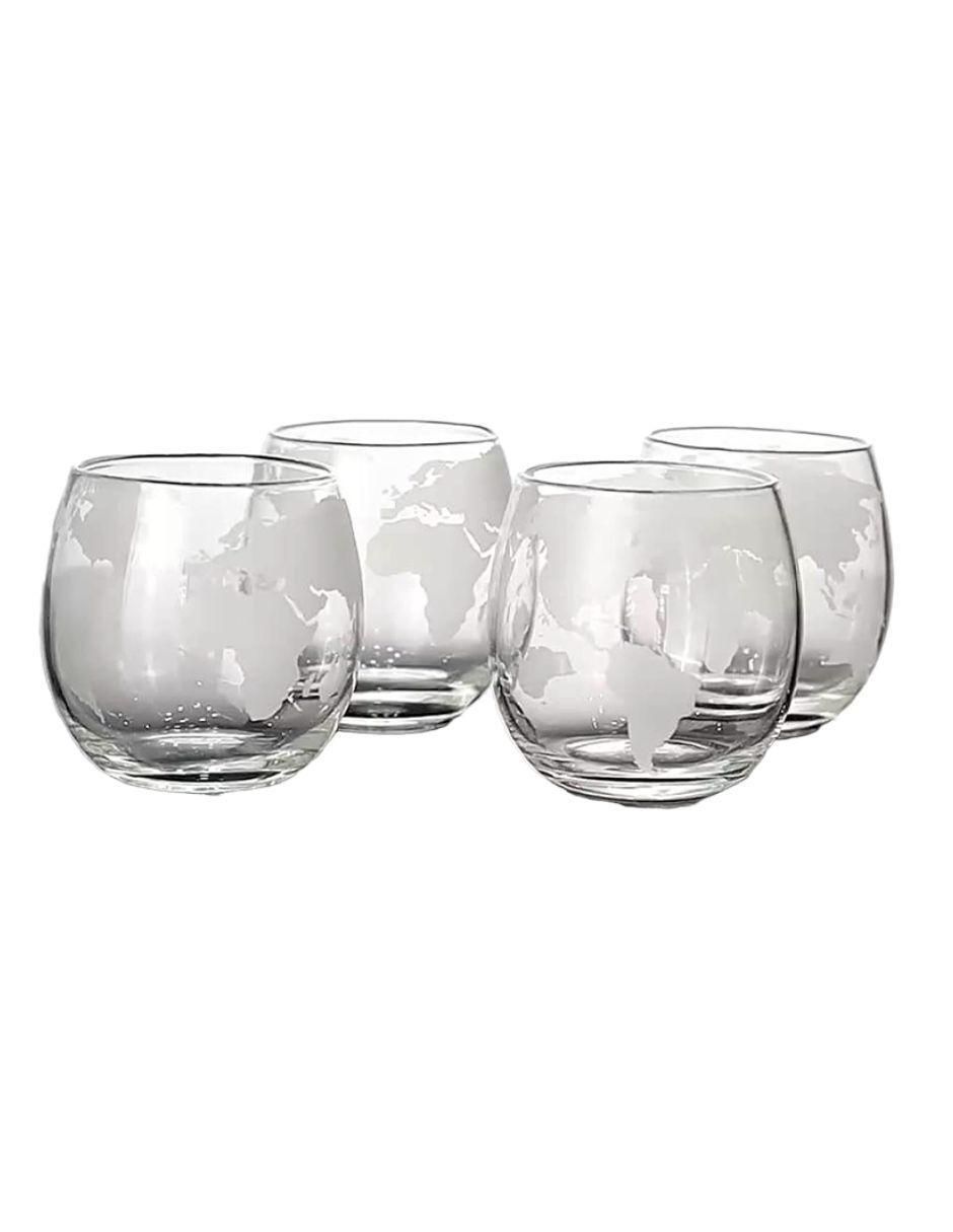 Set de vasos para agua de vidrio con 4 piezas Set de vasos para agua de vidrio con 4 piezas